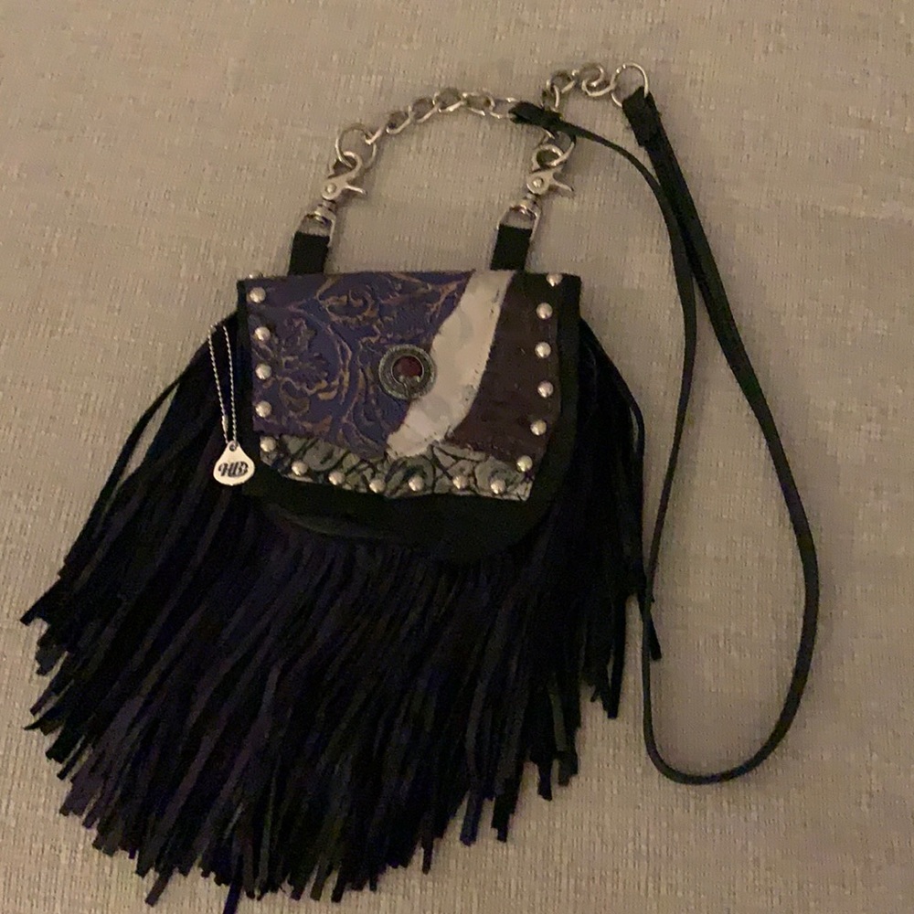 Fringe hip bag , cross body new